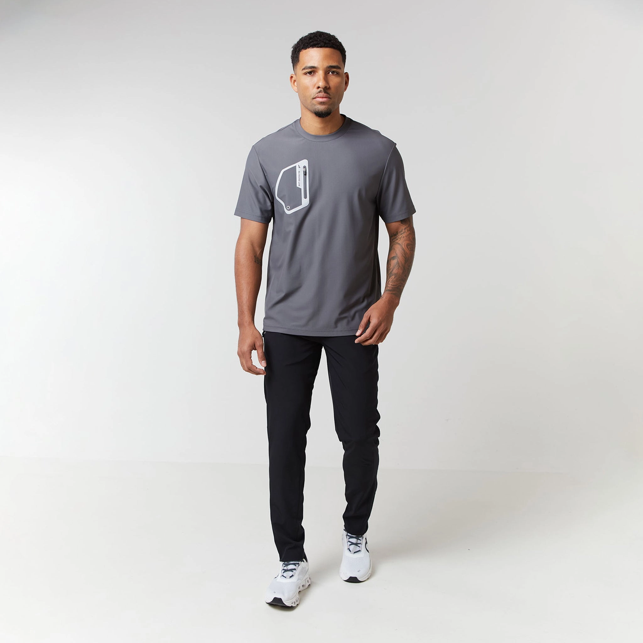 Tech Pocket T-Shirt | Dark Grey