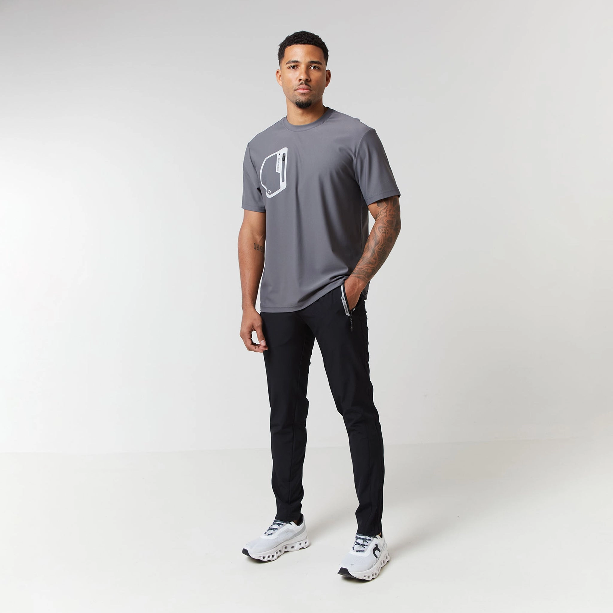 Tech Pocket T-Shirt | Dark Grey