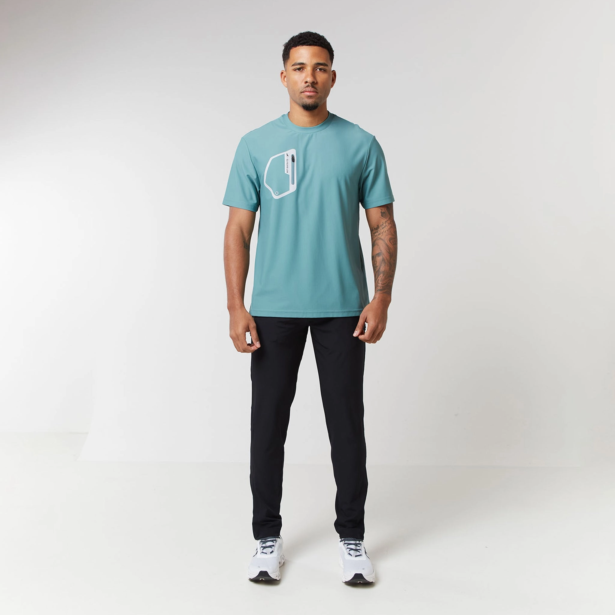 Tech Pocket T-Shirt | Dark Sage