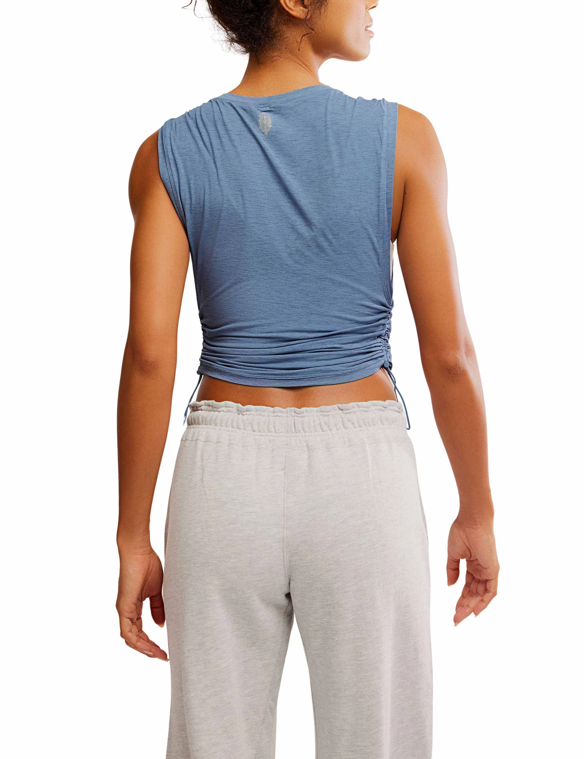 Tempo Sport Mode Muscle Tee - Skyline