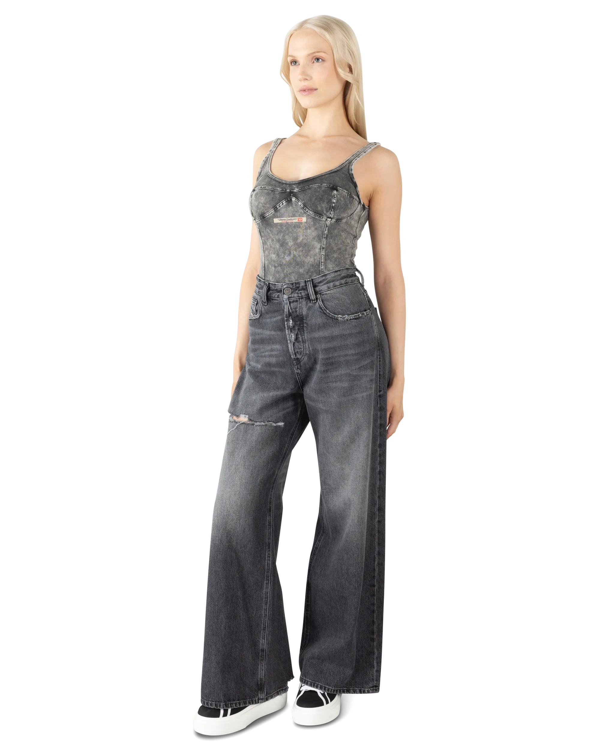 UFBY Denim Cami Bodysuit
