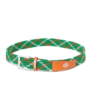 UNISEX Drawl Braided Belt GREEN