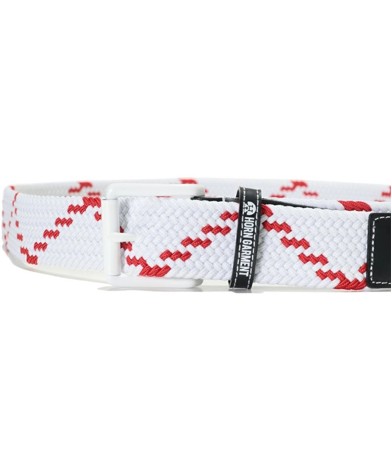 UNISEX Drawl Braided Belt WHITE