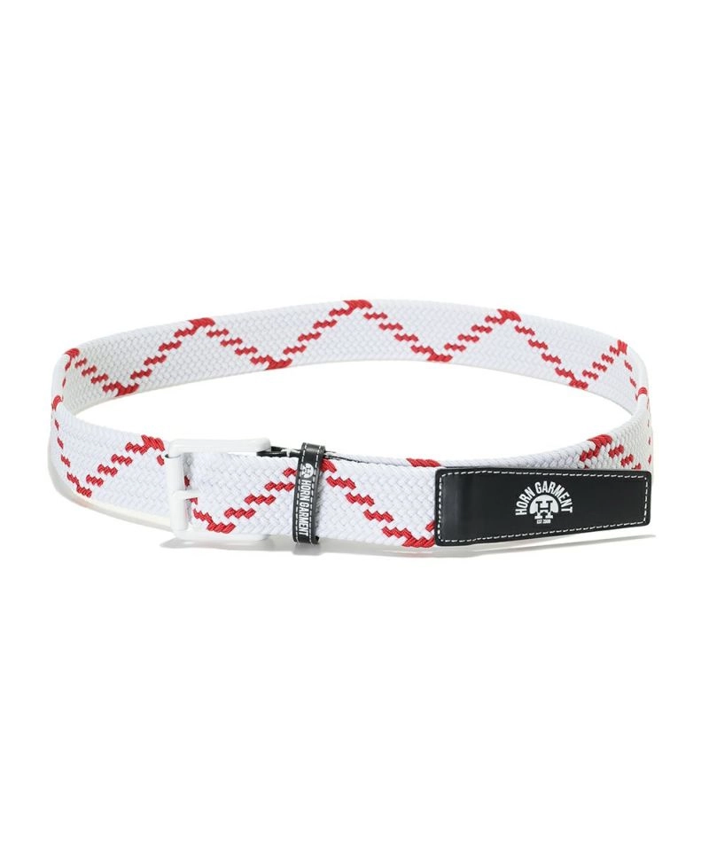 UNISEX Drawl Braided Belt WHITE