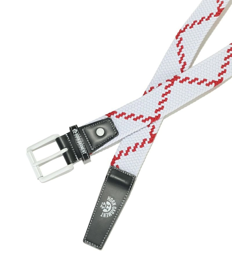 UNISEX Drawl Braided Belt WHITE