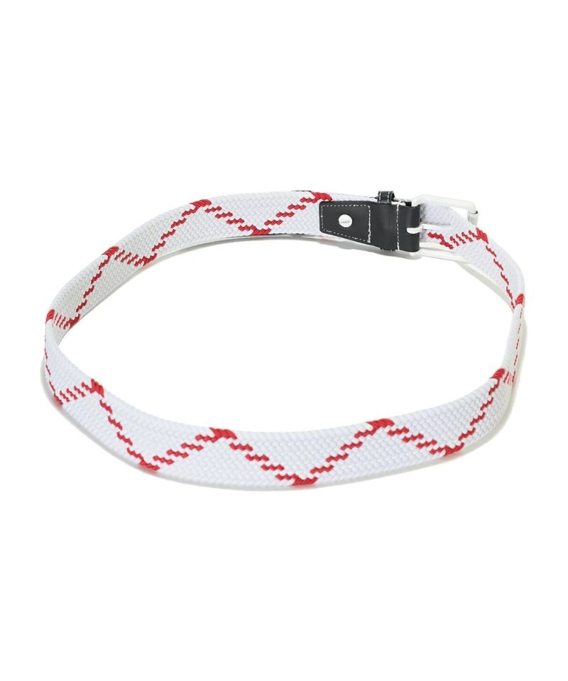 UNISEX Drawl Braided Belt WHITE