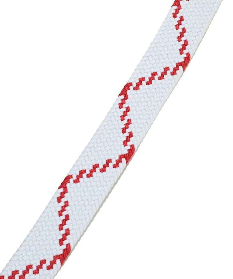 UNISEX Drawl Braided Belt WHITE