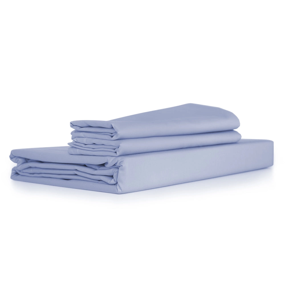 Valeron Plain Flat Sheet Set 280X300   2X50X80 cm