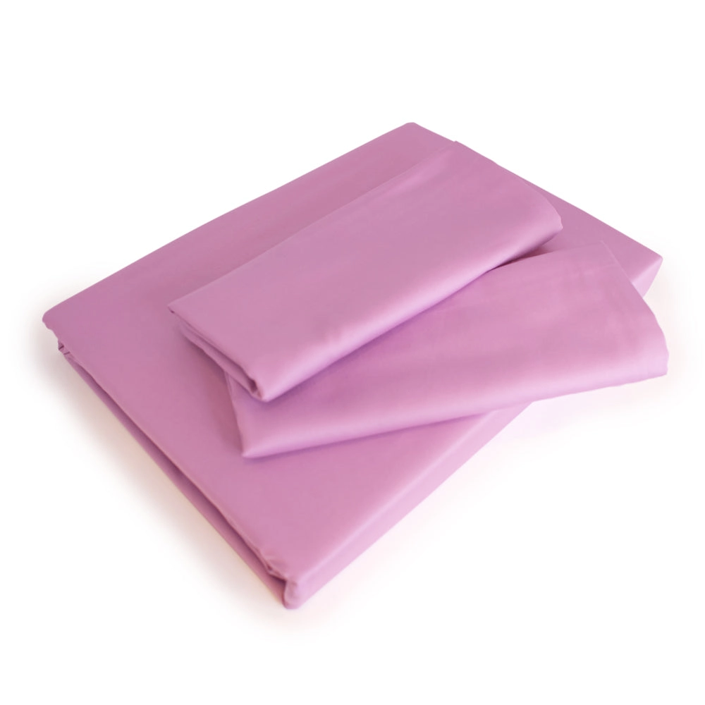 Valeron Plain Flat Sheet Set 280X300   2X50X80 cm