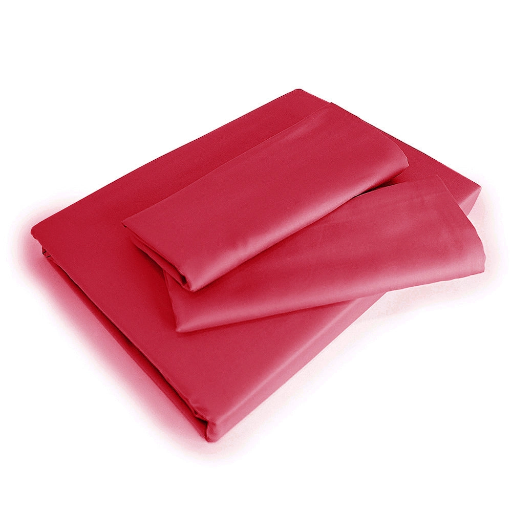 Valeron Plain Flat Sheet Set 280X300   2X50X80 cm