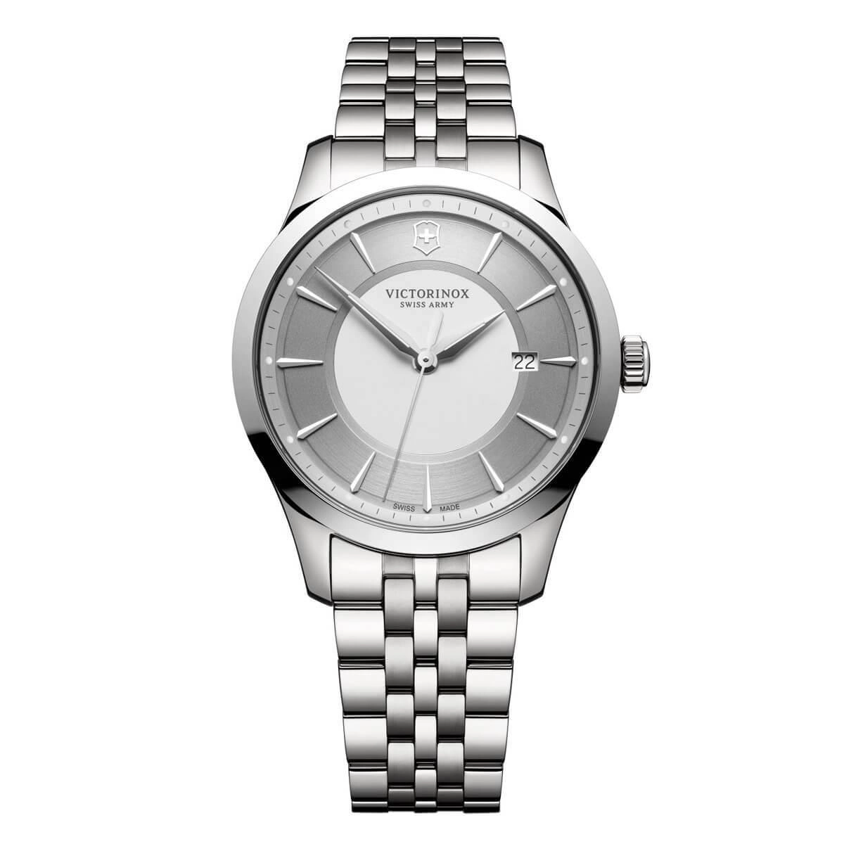Victorinox Swiss Army Men's Steel Bracelet Watch - Alliance Grey-Silver Dial | 241822