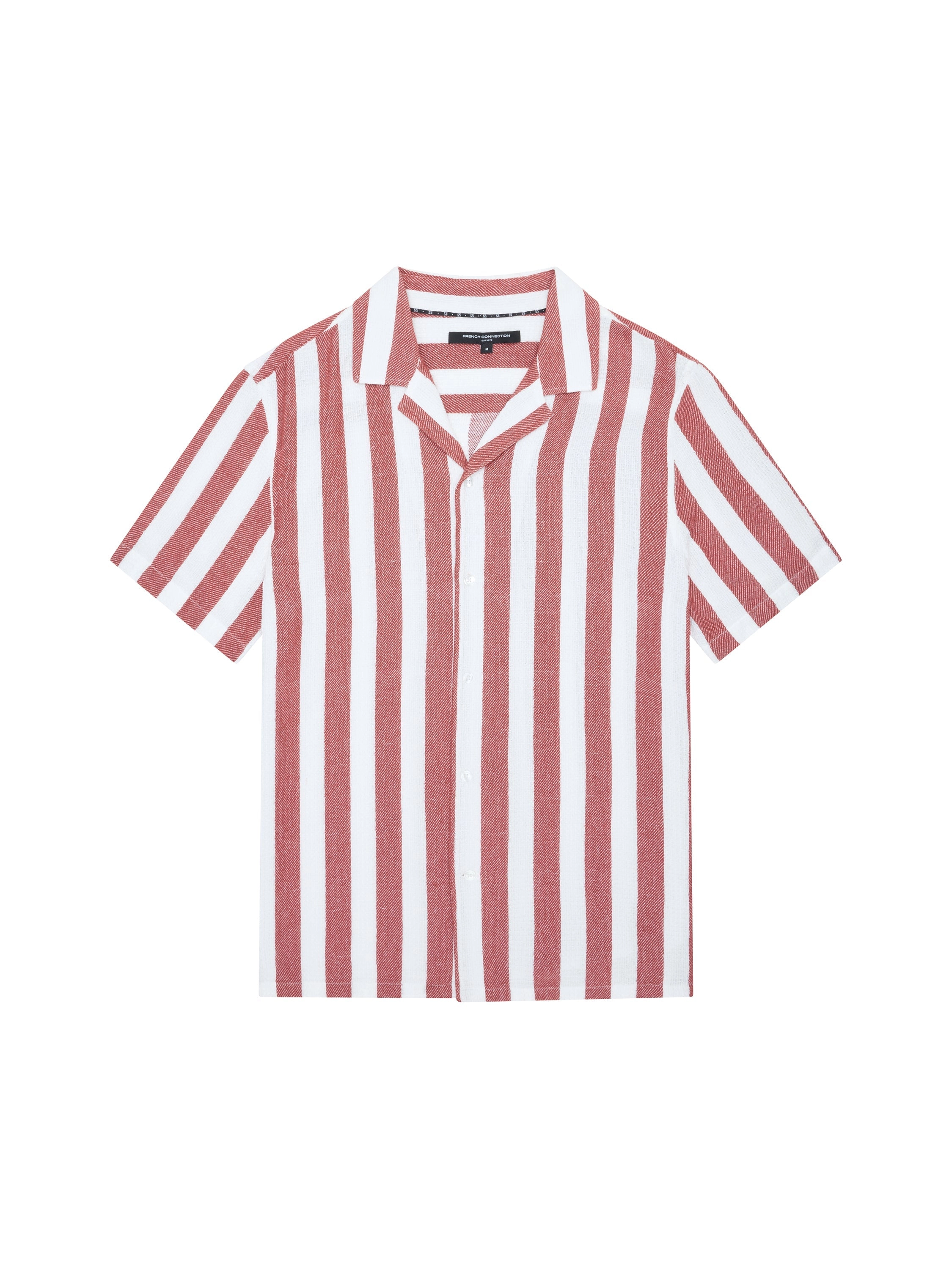 Waffle Stripe Short Sleeve Shirt