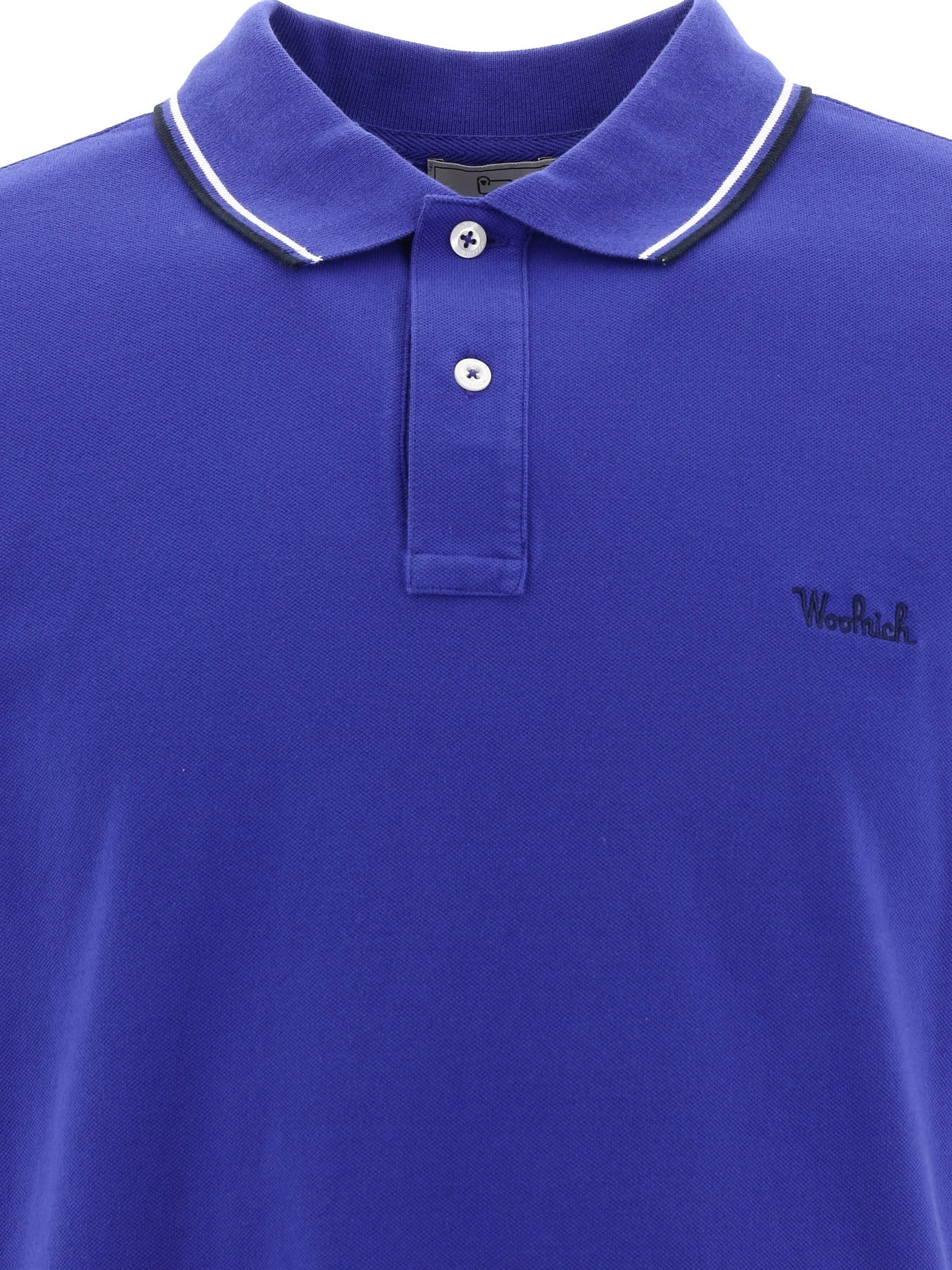 Woolrich Logo Embroidered Short-Sleeved Polo Shirt