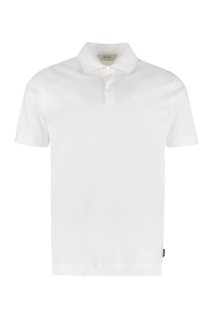 Z Zegna Buttoned Short-Sleeved Polo Shirt